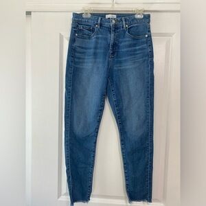 Ann Taylor Curvy Skinny High Rise Cropped Jeans